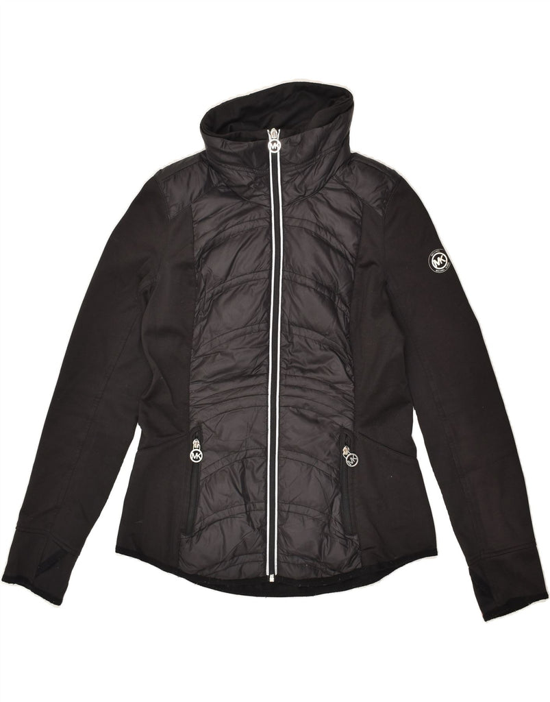 MICHAEL KORS Womens Padded Jacket UK 10 Small  Black Nylon | Vintage Michael Kors | Thrift | Second-Hand Michael Kors | Used Clothing | Messina Hembry 