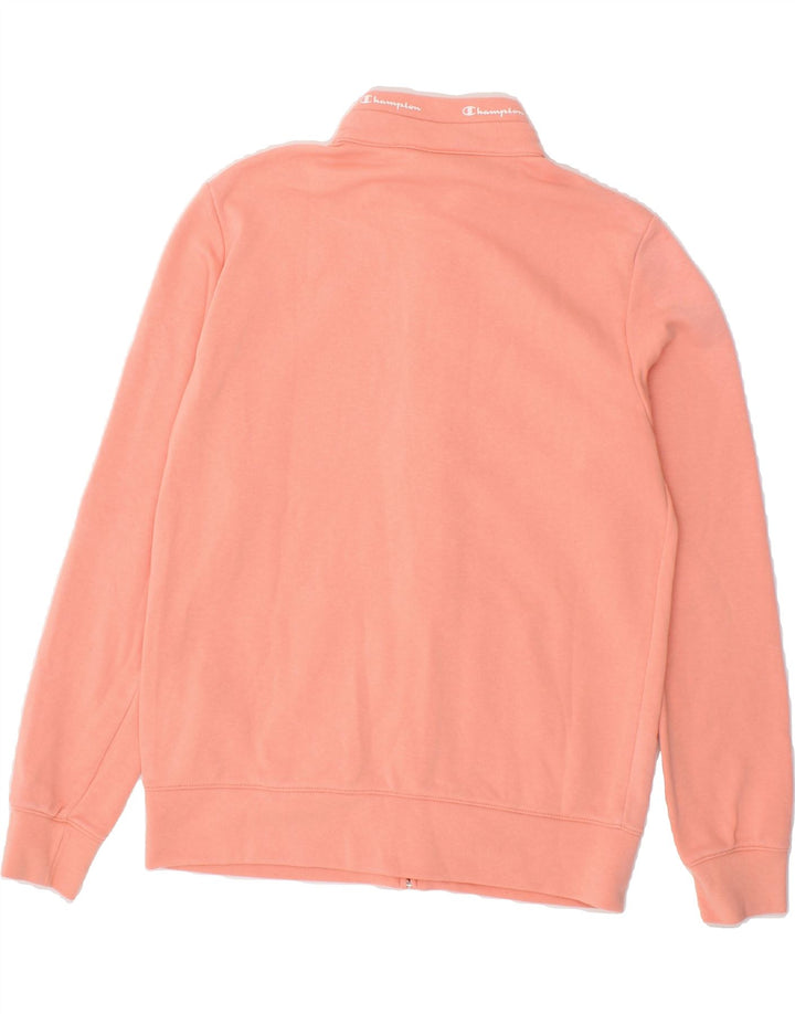 CHAMPION Womens Tracksuit Top Jacket UK 16 Large Pink Cotton Vintage Champion and Second-Hand Champion from Messina Hembry 