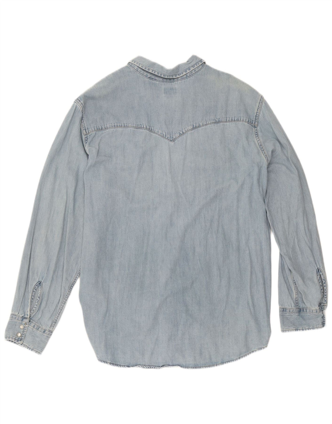 Levi's Mens Tall Denim Shirt XL Blue Cotton