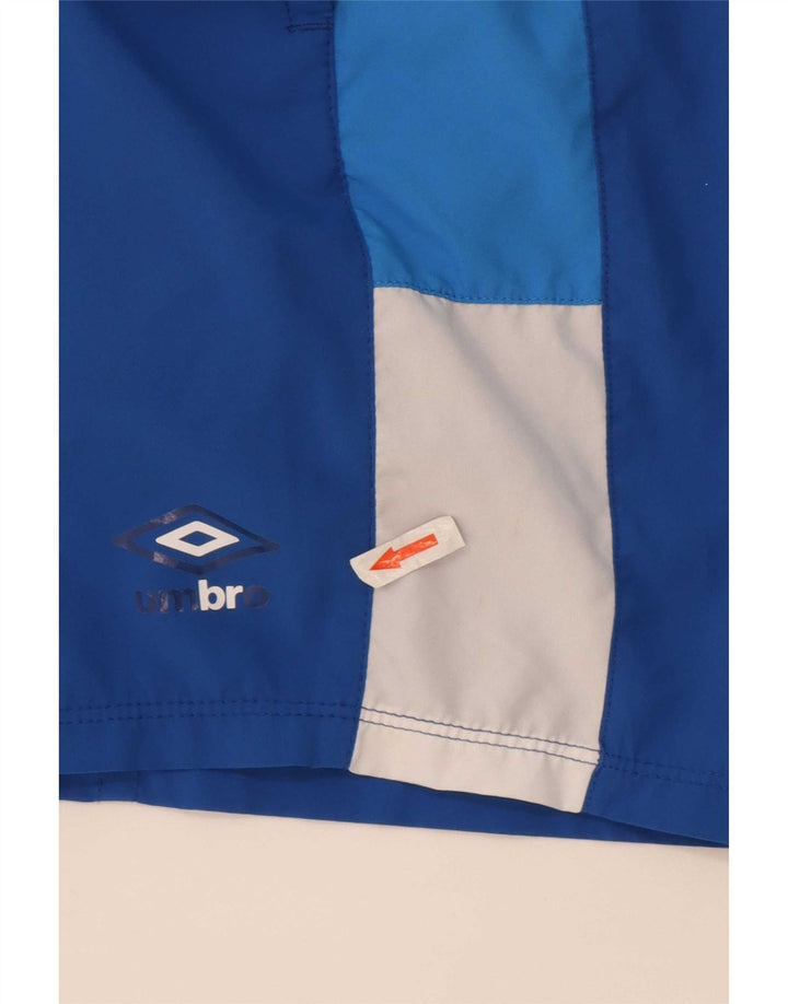 Umbro Mens Sport Shorts Medium Blue Colourblock