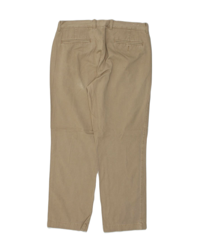 J. CREW Mens Classic Fit Chino Trousers W33 L30 Beige Cotton | Vintage J. Crew | Thrift | Second-Hand J. Crew | Used Clothing | Messina Hembry 