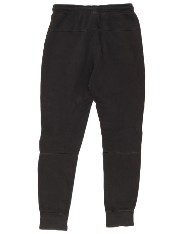 NIKE Mens Tracksuit Trousers Joggers Small  Black Colourblock Cotton