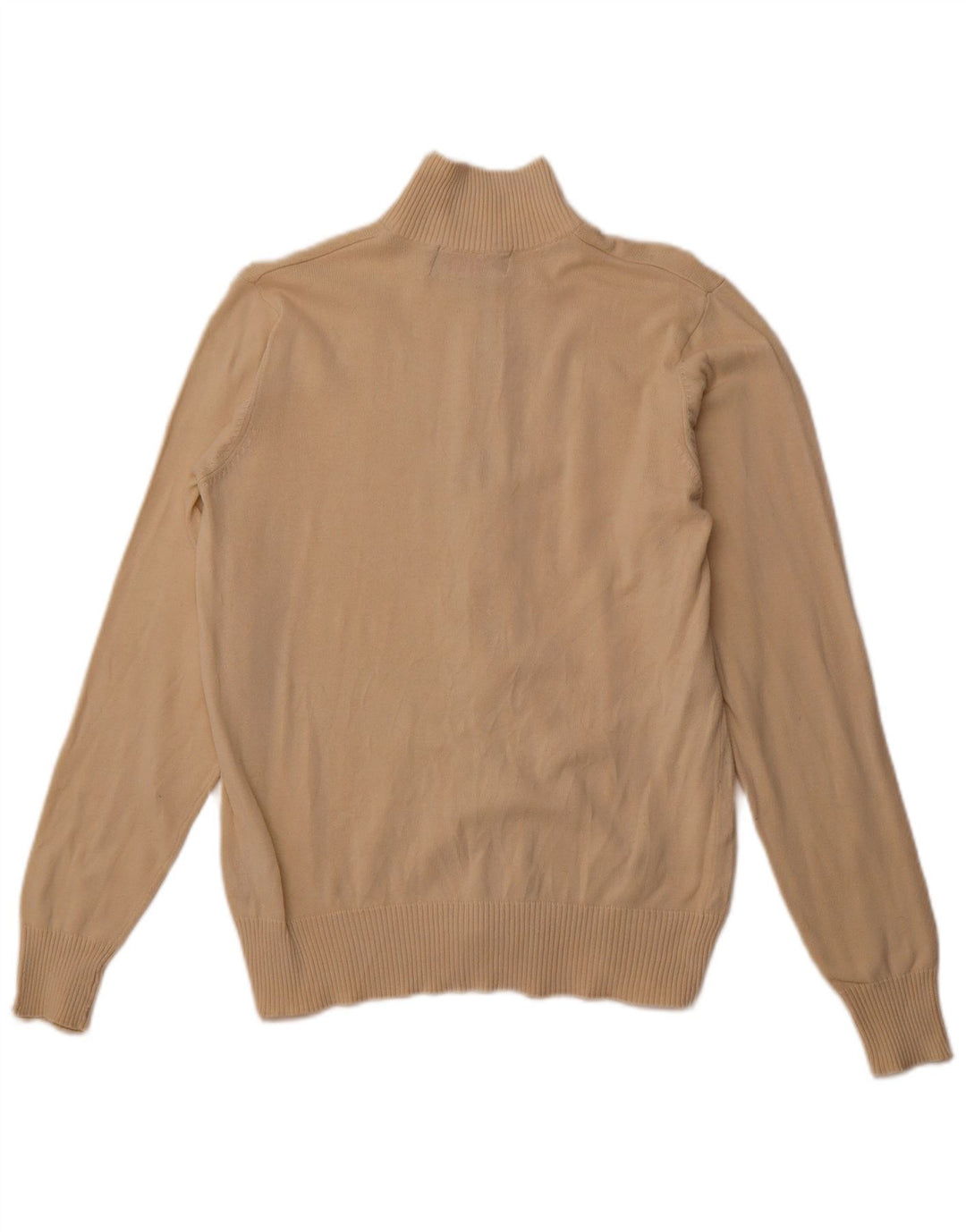 KAPPA Mens Cardigan Sweater Small Beige Cotton
