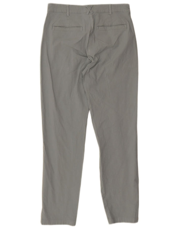 White Stuff Womens High Waist Slim Casual Trousers UK 10 Small W28 L28 Grey