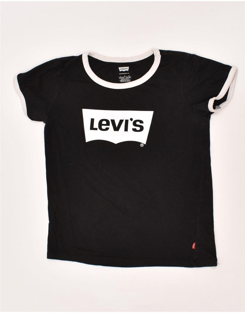 LEVI'S Boys Graphic T-Shirt Top 12-13 Years Large Black Cotton | Vintage Levi's | Thrift | Second-Hand Levi's | Used Clothing | Messina Hembry 