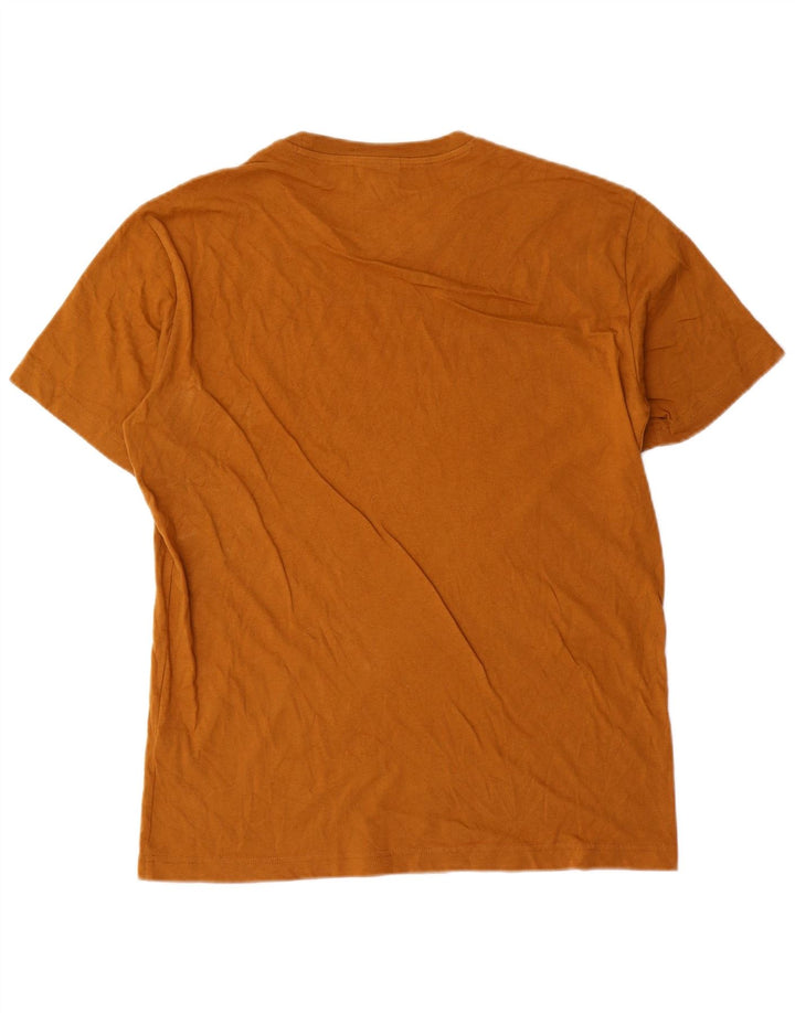 Champion Mens Graphic T-Shirt Top Medium Brown