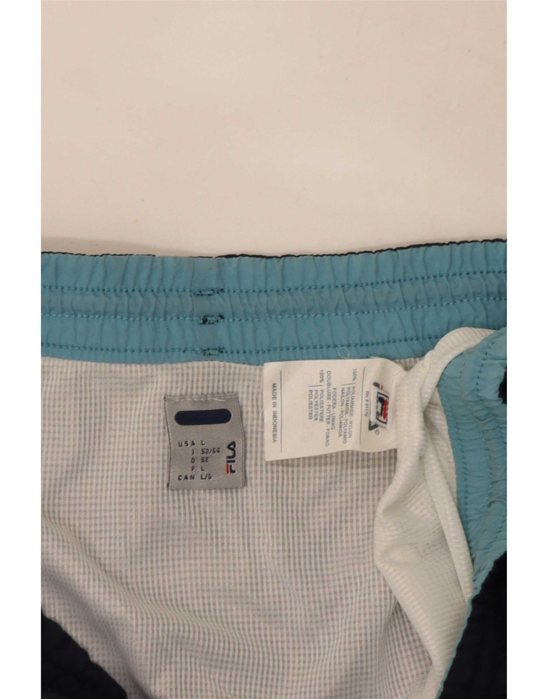 Fila Mens Sport Shorts Large Navy Blue Polyester