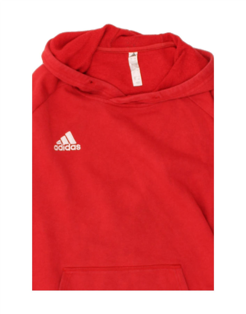 ADIDAS Mens Graphic Hoodie Jumper Large Red Cotton | Vintage Adidas | Thrift | Second-Hand Adidas | Used Clothing | Messina Hembry 