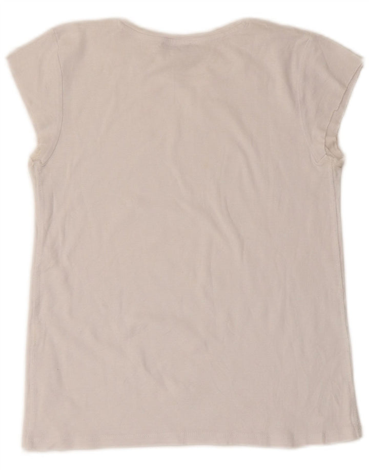 Zara Womens T-Shirt Top UK 8 Small White