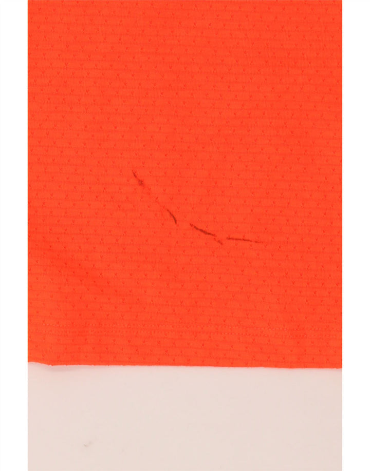 Under Armour Mens Heat Gear T-Shirt Top Medium Orange