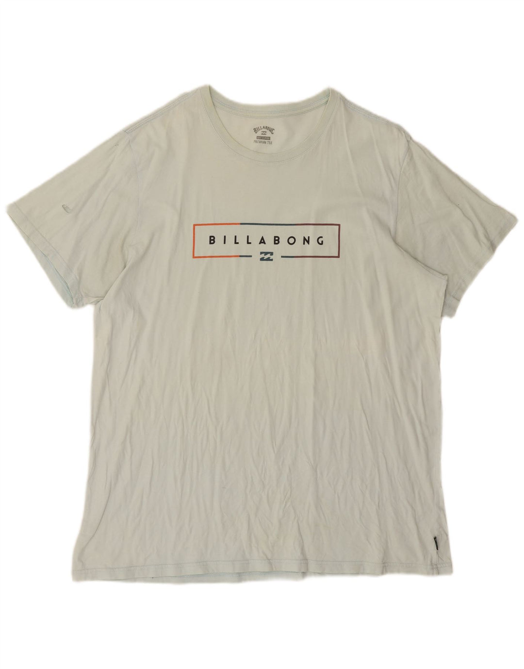 BILLABONG Mens Graphic T-Shirt Top 2XL Blue