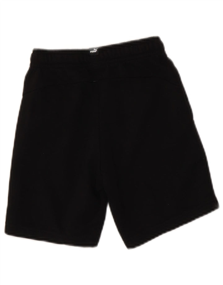 PUMA Boys Graphic Sport Shorts 5-6 Years Black Cotton