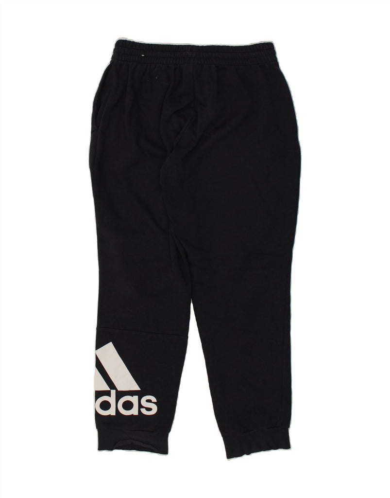 ADIDAS Mens Graphic Tracksuit Trousers Joggers Medium Navy Blue Cotton Vintage Adidas and Second-Hand Adidas from Messina Hembry 