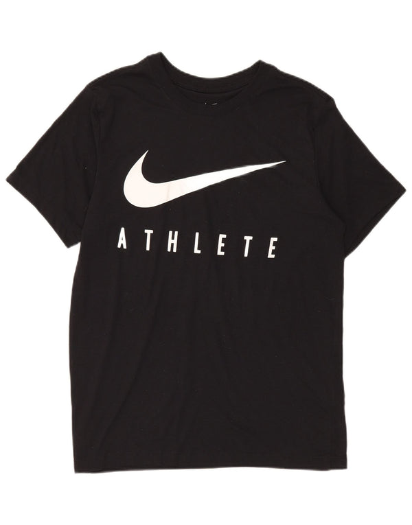 Nike Mens Dri Fit T-Shirt Top Small Black Polyester