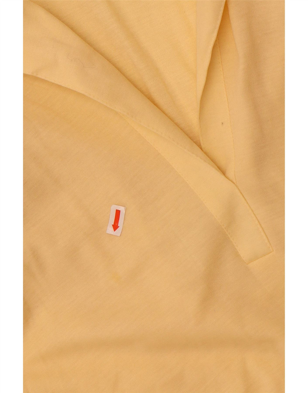 Vintage Womens Sleeveless A-Line Dress EU 40 Medium Yellow Polyester