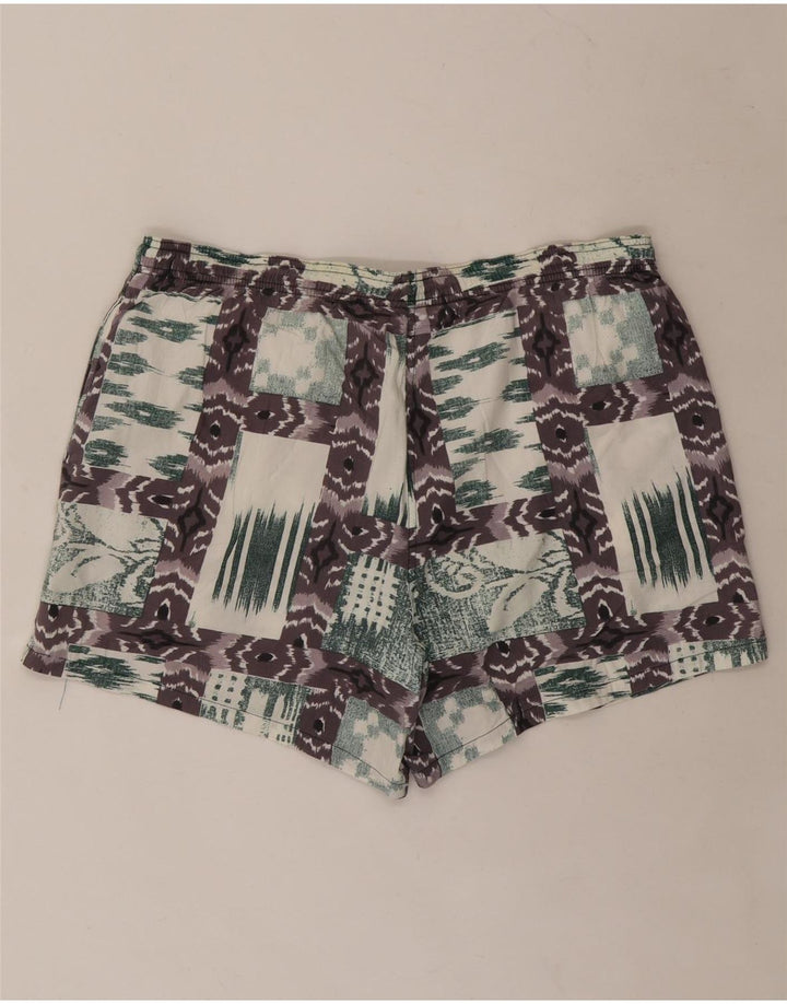 FILA Mens Swimming Shorts Large  Grey Ikat