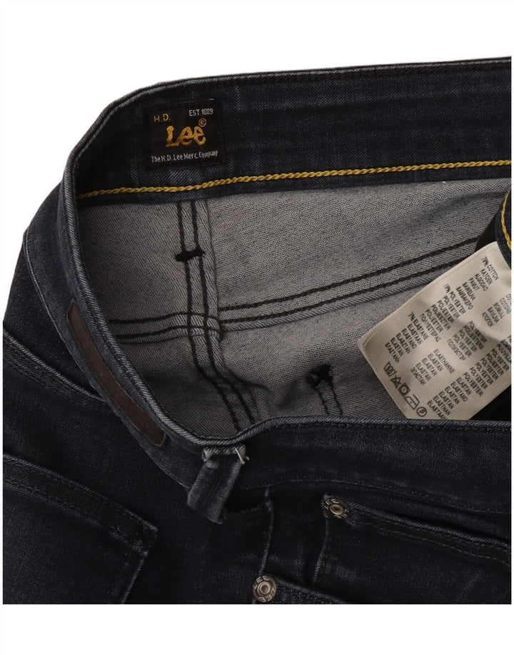 Lee Womens Skinny Jeans W28 L30 Navy Blue Cotton