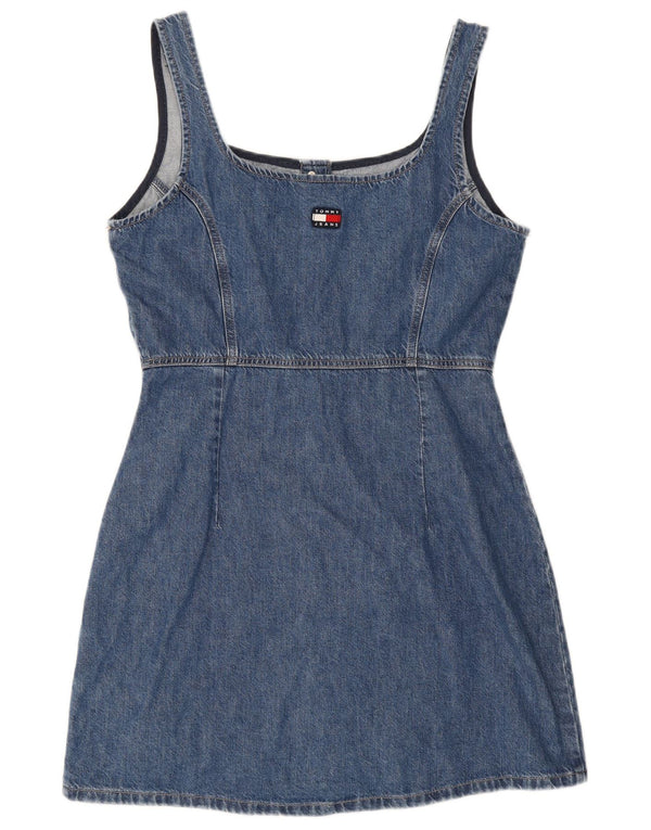 Tommy Hilfiger Womens Sleeveless Denim Dress UK 18 XL Blue Cotton