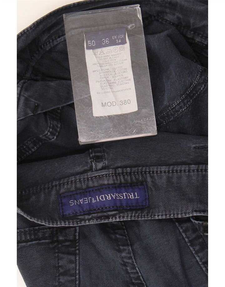 Hugo Boss Mens Slim Jeans W34 L35 Navy Blue Cotton