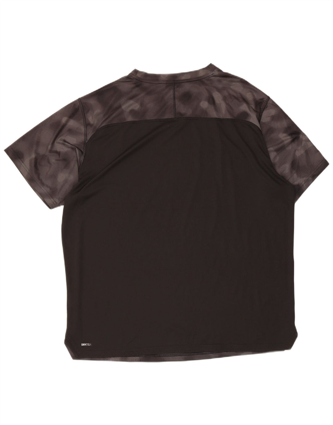 Puma Mens T-Shirt Top XL Grey Camouflage Polyester
