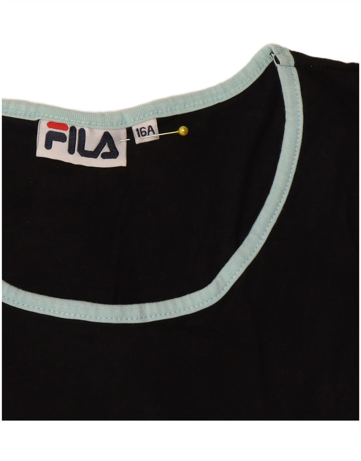 Fila Boys Vest Top 15-16 Years Multicoloured Colourblock