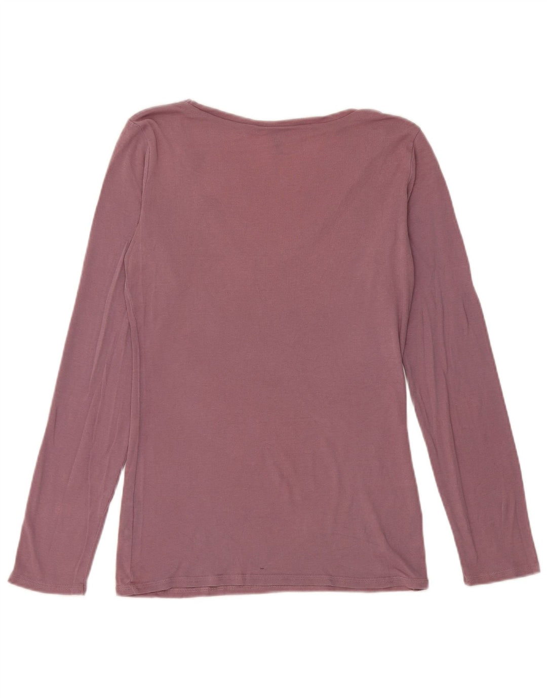 Benetton Womens Top Long Sleeve UK 12 Medium Purple