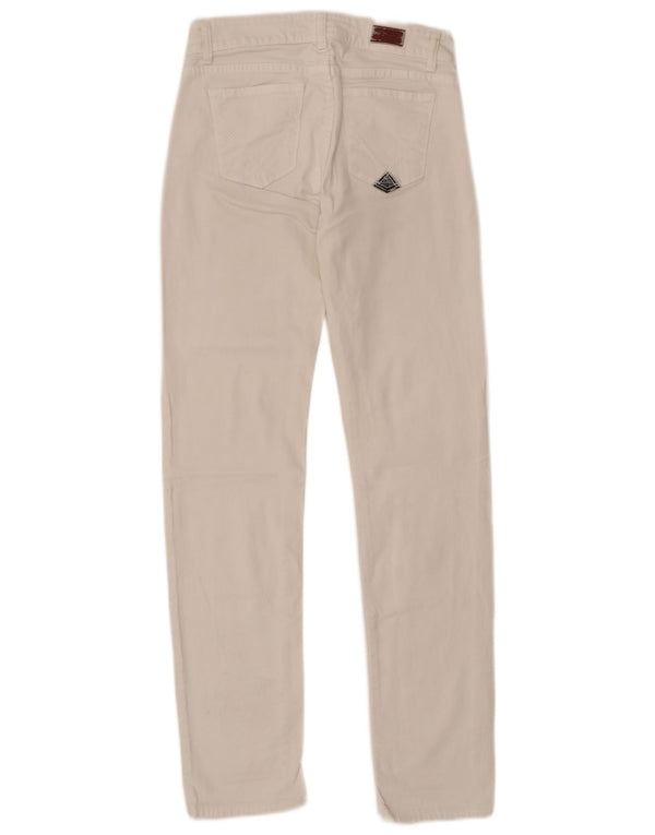 Roy Rogers Womens Slim Jeans IT 41 Medium W27 L31 White Cotton