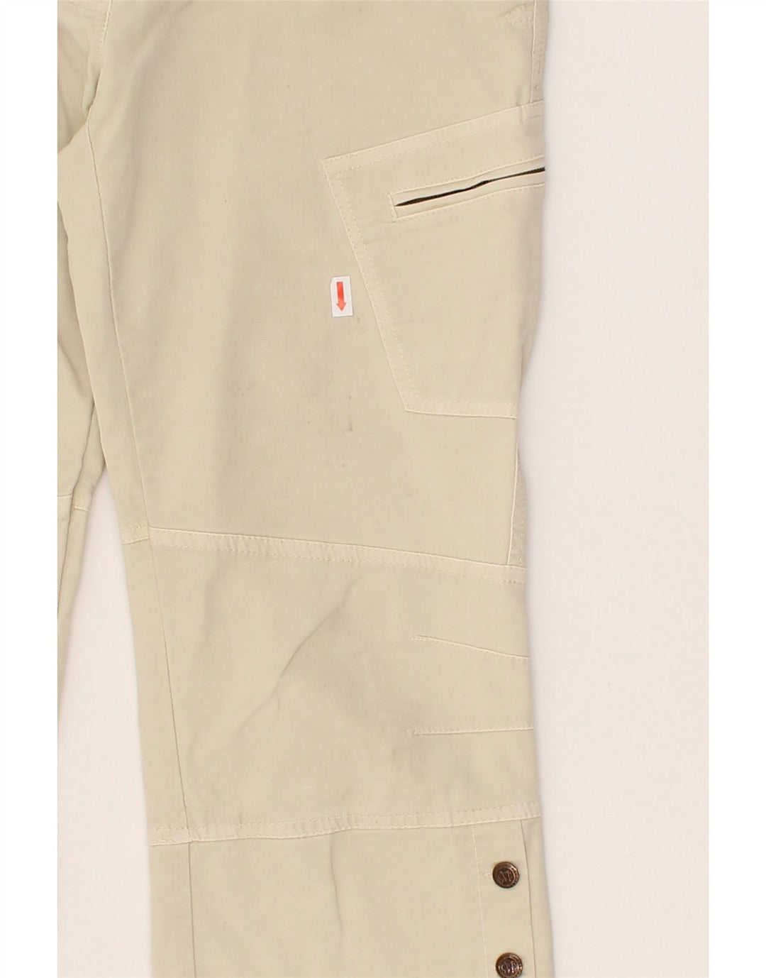 MARLBORO CLASSICS Womens Capri Trousers EU 42 Large W30 L21 Off White Vintage Marlboro Classics and Second-Hand Marlboro Classics from Messina Hembry 
