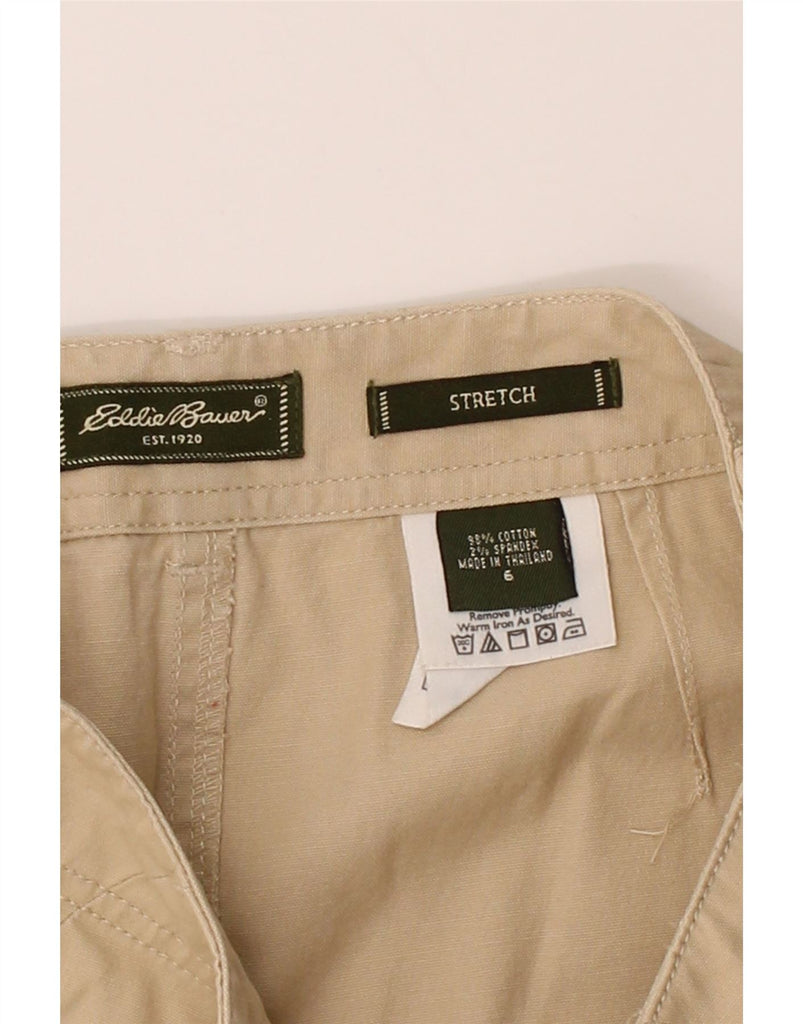 EDDIE BAUER Womens Straight Skirt US 6 Medium W30 Beige Cotton Vintage Eddie Bauer and Second-Hand Eddie Bauer from Messina Hembry 