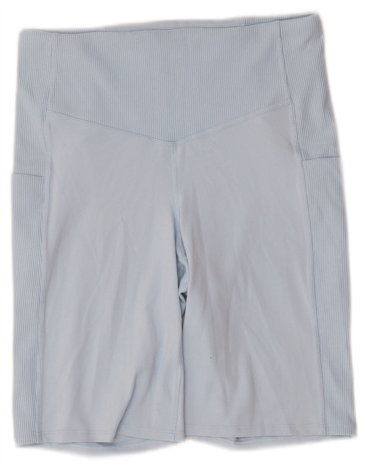 The North Face Womens Sport Shorts UK 14 Large Blue Polyester