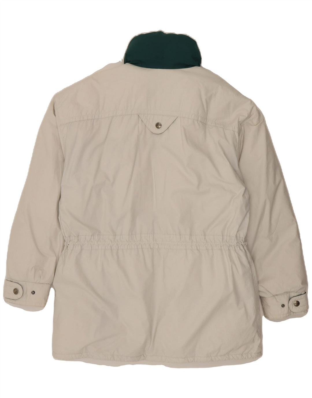 VINTAGE Mens Windbreaker Jacket IT 54 2XL White Cotton Vintage Vintage and Second-Hand Vintage from Messina Hembry 
