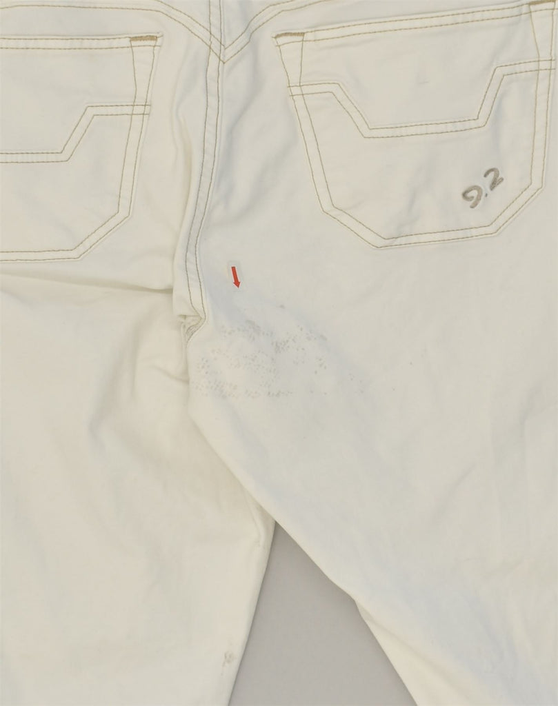 9.2 BY CARLO CHIONNA Womens Straight Jeans W38 L30 White Cotton | Vintage 9.2 by Carlo Chionna | Thrift | Second-Hand 9.2 by Carlo Chionna | Used Clothing | Messina Hembry 