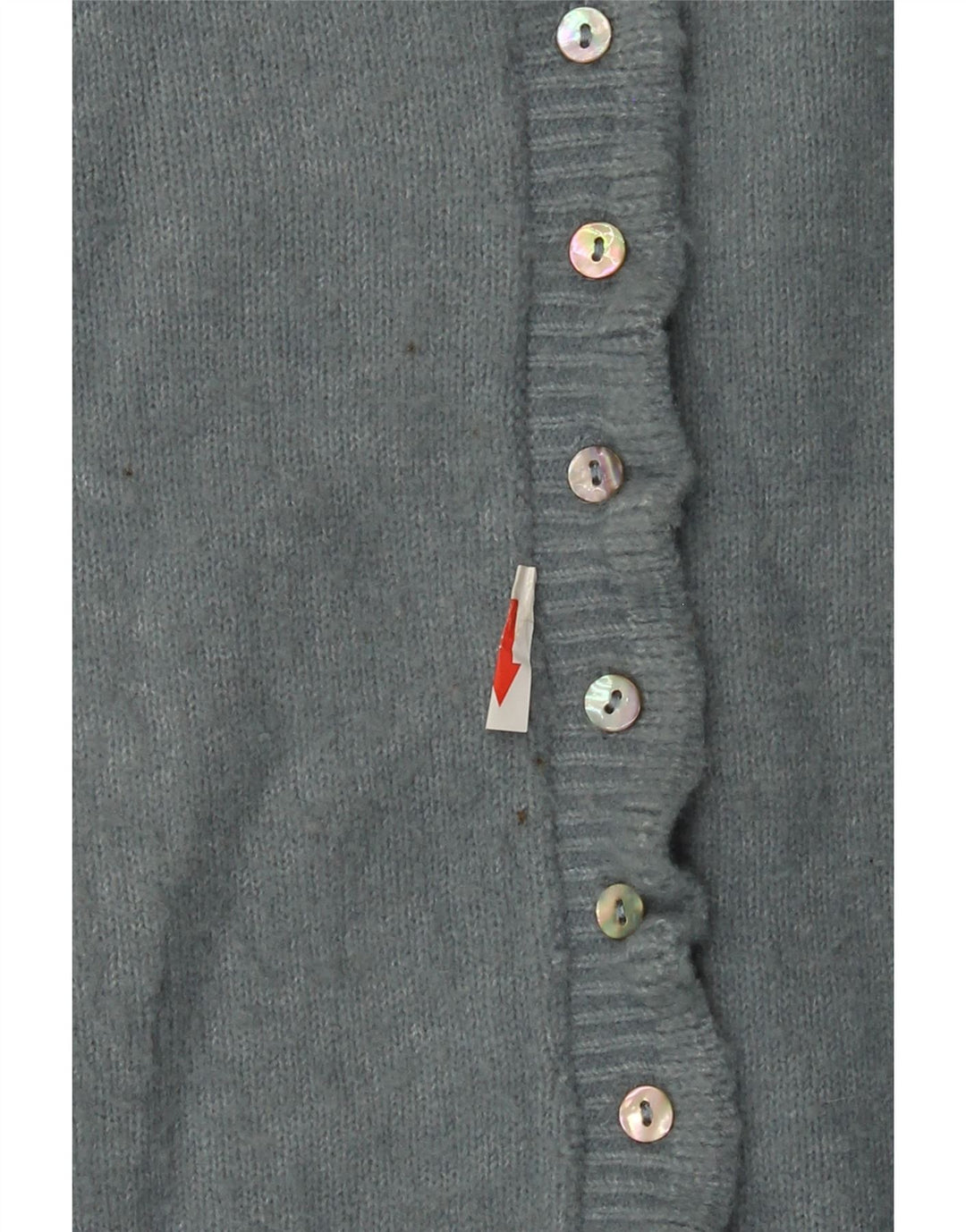 Zara Womens Cardigan Sweater UK 14 Medium Blue Polyester