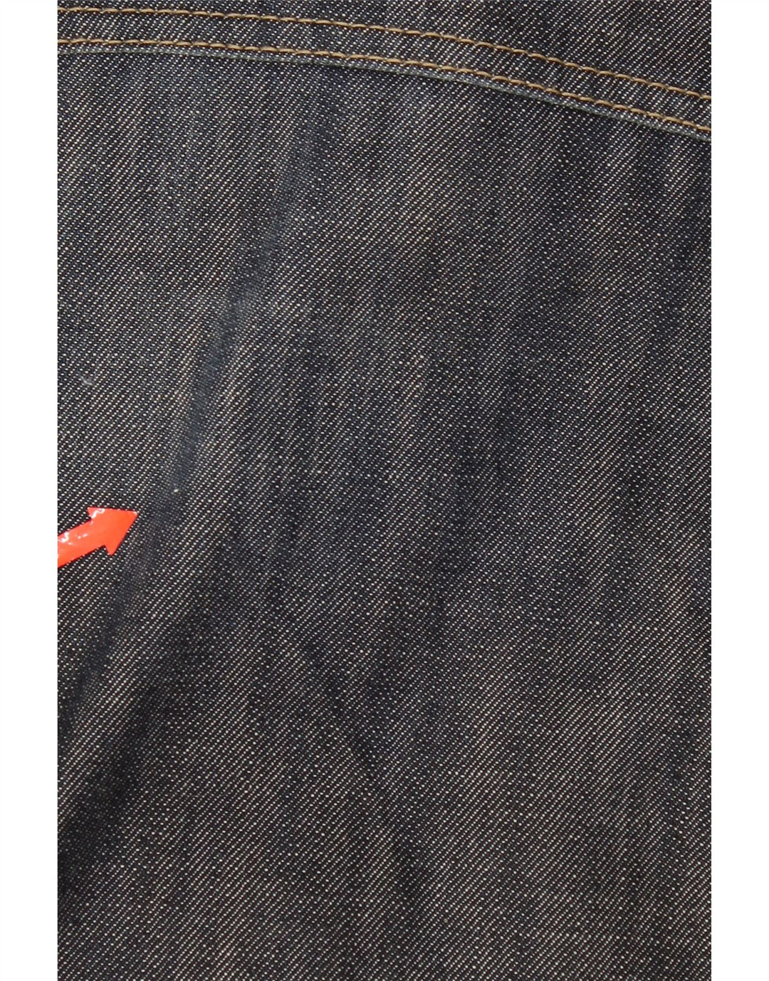 Gas Womens Denim Jacket UK 18 XL Navy Blue Cotton