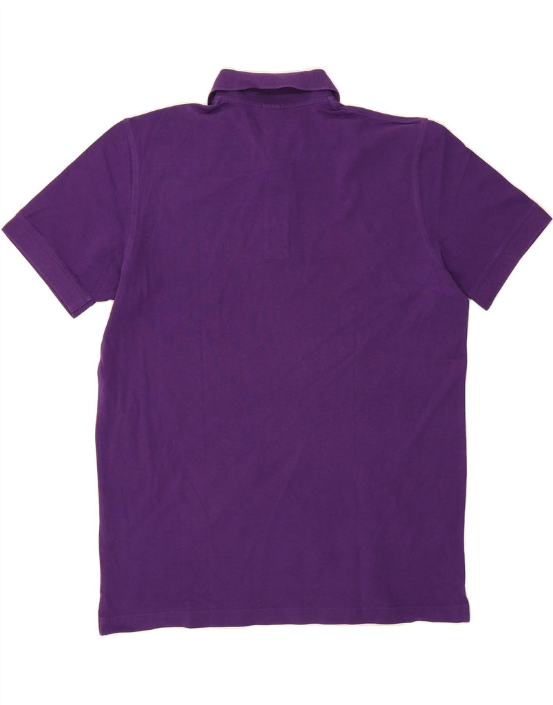 HUGO BOSS Mens Polo Shirt Large Purple Cotton Vintage Hugo Boss and Second-Hand Hugo Boss from Messina Hembry 