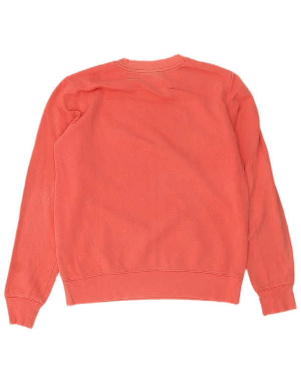 Champion Womens Graphic Sweatshirt Jumper UK 14 Medium Pink