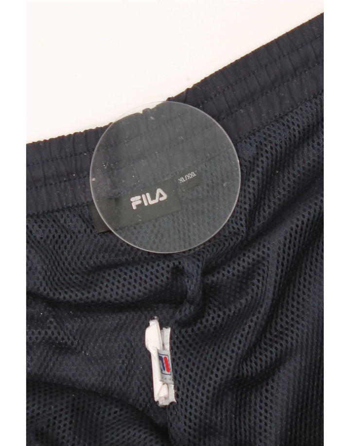 Fila Mens Tracksuit Trousers XL Navy Blue Polyester