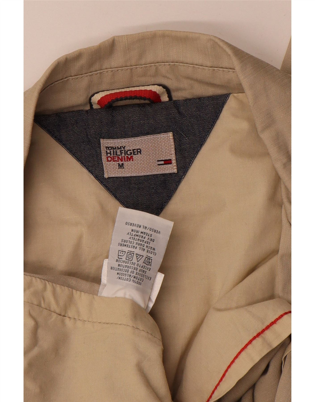 Tommy Hilfiger Womens 2 Button Blazer Jacket UK 14 Medium Brown Cotton