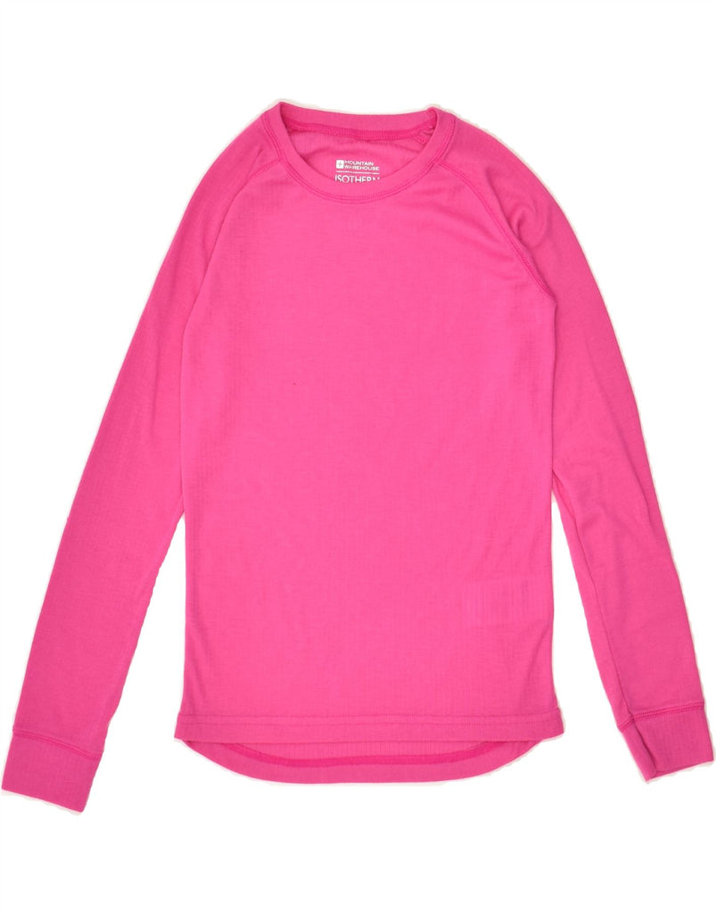 MOUNTAIN WAREHOUSE Girls Top Long Sleeve 9-10 Years Pink Polyester | Vintage Mountain Warehouse | Thrift | Second-Hand Mountain Warehouse | Used Clothing | Messina Hembry 