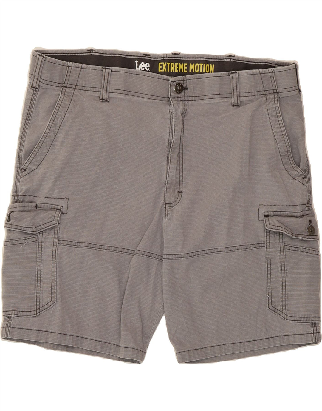 LEE Mens Extreme Motion Cargo Shorts W42 2XL Grey Cotton Vintage Lee and Second-Hand Lee from Messina Hembry 