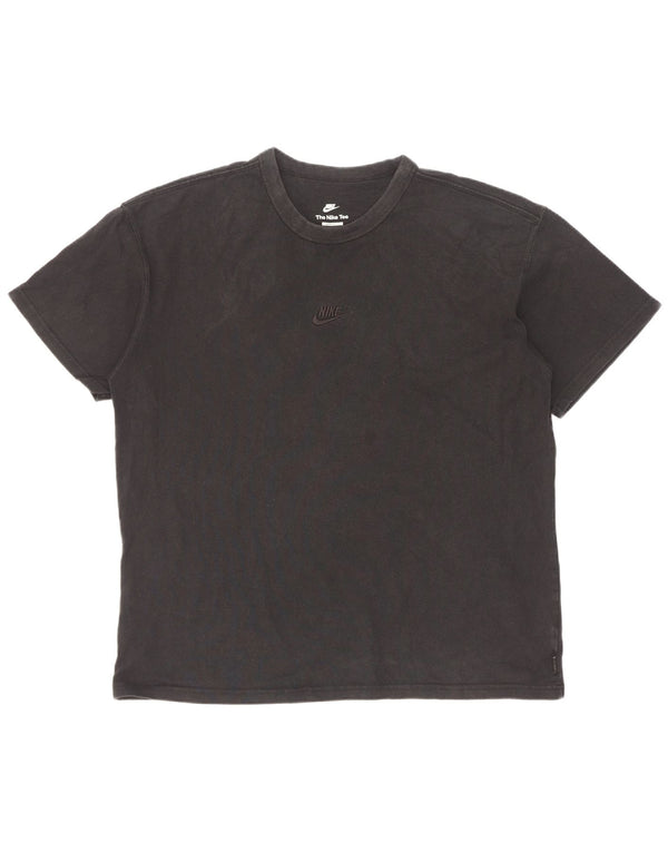 Nike Mens Loose Fit T-Shirt Top Large Black Cotton
