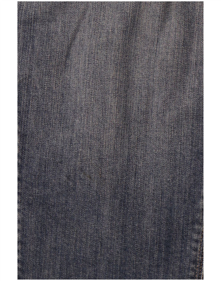 LEE Womens Denim Jacket UK 10 Small Navy Blue Cotton