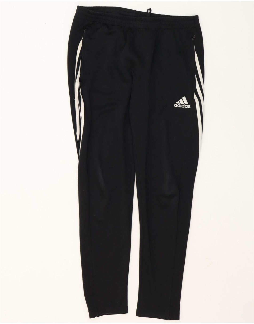 Adidas Mens Climalite Tracksuit Trousers Large Black Polyester