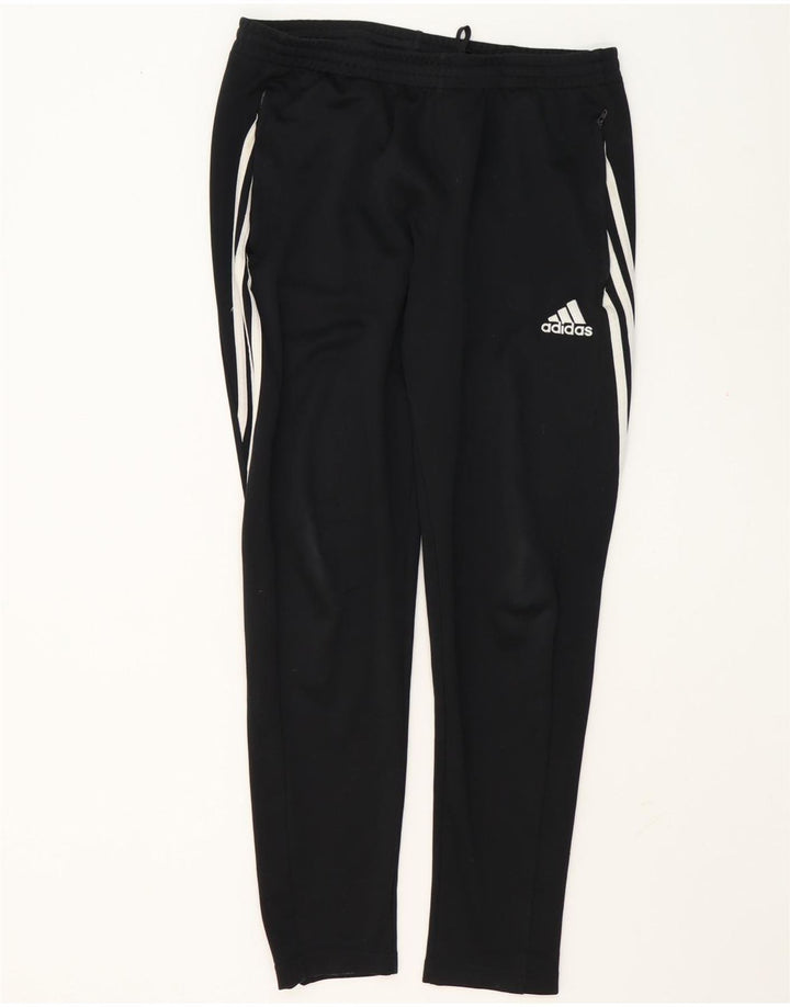 Adidas Mens Climalite Tracksuit Trousers Large Black Polyester