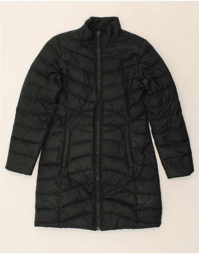 FAT FACE Womens Reversible Padded Coat UK 12 Medium Black Polyester Vintage Fat Face and Second-Hand Fat Face from Messina Hembry 