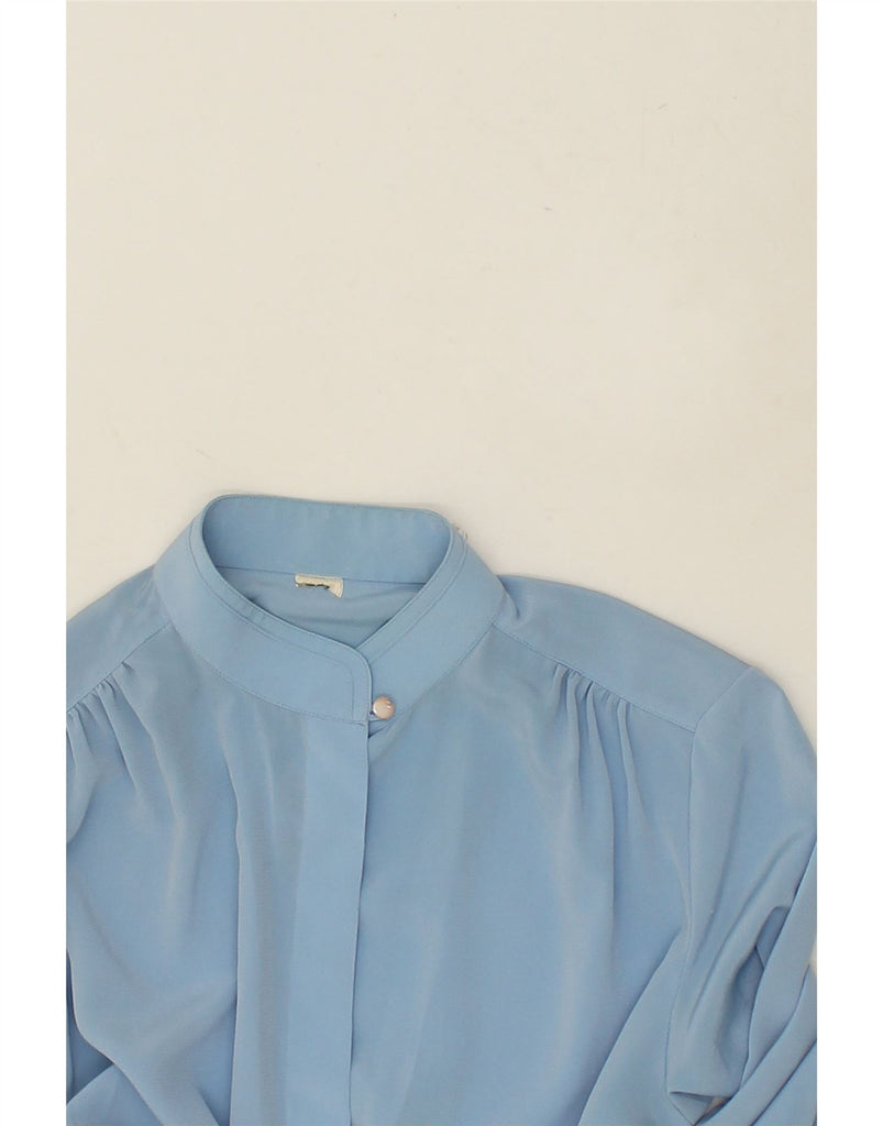 VINTAGE Womens Shirt Blouse UK 16  Large Blue | Vintage Vintage | Thrift | Second-Hand Vintage | Used Clothing | Messina Hembry 