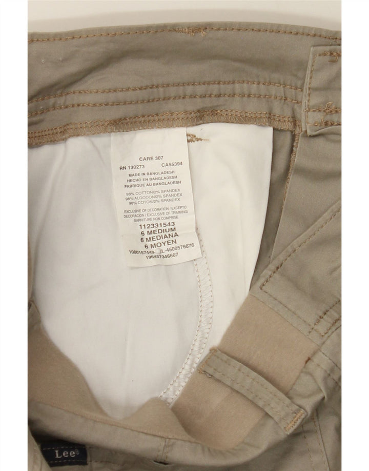 LEE Womens Cargo Shorts US 6 Medium W28 Grey Cotton Vintage Lee and Second-Hand Lee from Messina Hembry 