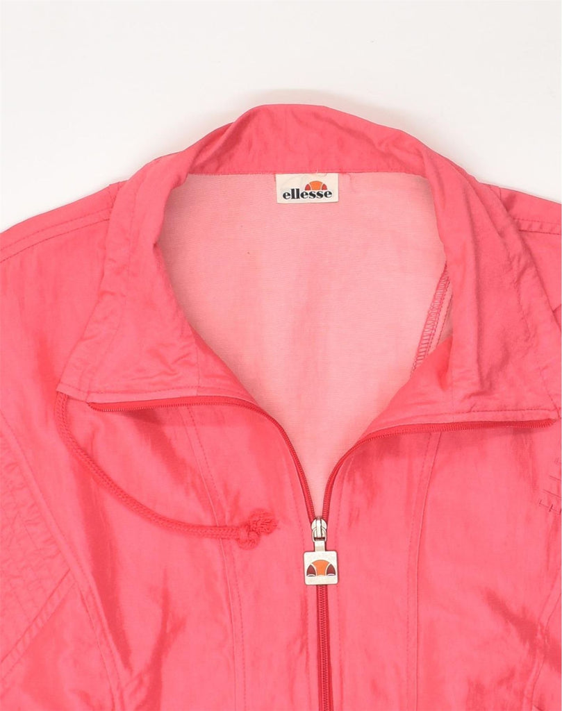 ELLESSE Girls Bomber Jacket 15-16 Years Pink Polyester | Vintage Ellesse | Thrift | Second-Hand Ellesse | Used Clothing | Messina Hembry 