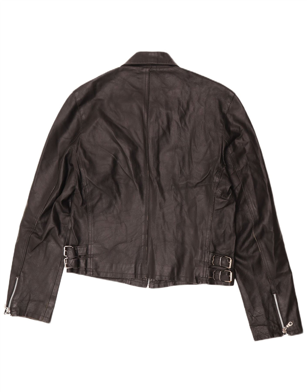 Spectra Womens Leather Jacket UK 16 Large Black