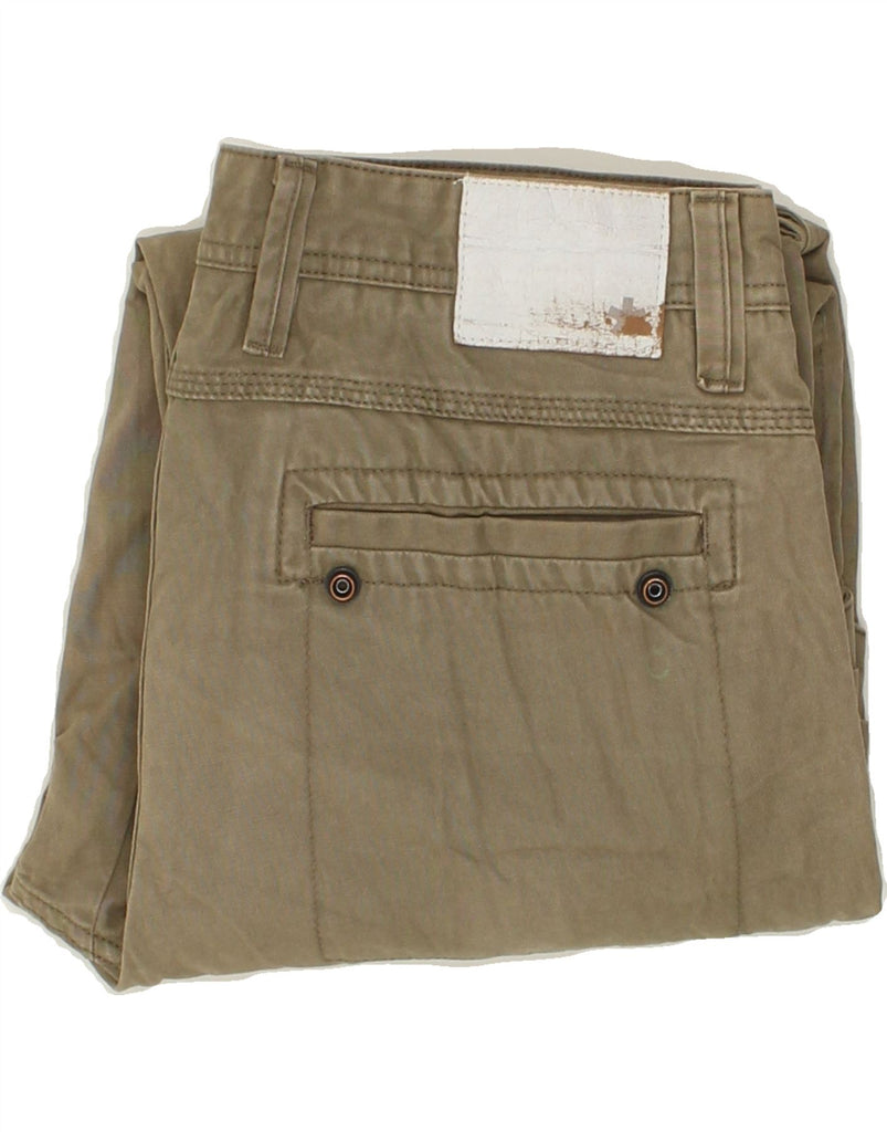 CELIO Mens Straight Cargo Trousers W36 L30 Khaki Cotton Vintage Celio and Second-Hand Celio from Messina Hembry 